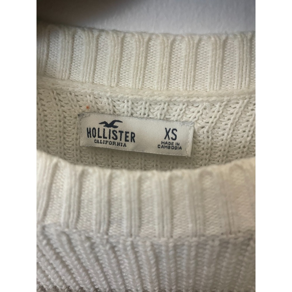Hollister‎ Womans Sweater White Size XS - Picture 3 of 4